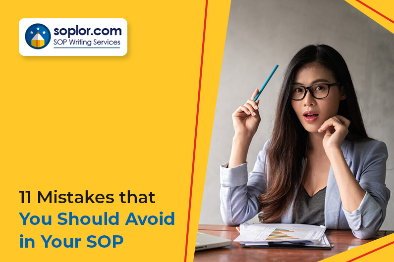 11 Mistakes that you should avoid in your SOP
